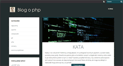 Desktop Screenshot of blogophp.com