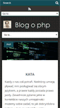 Mobile Screenshot of blogophp.com
