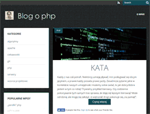 Tablet Screenshot of blogophp.com
